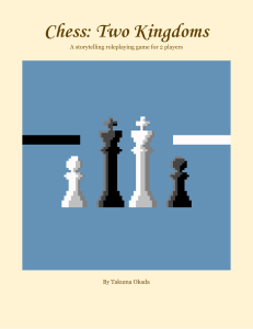 Chess: Two Kingdoms RPG Rules - Storytelling Game