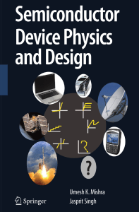 Semiconductor Device Physics and Design Textbook