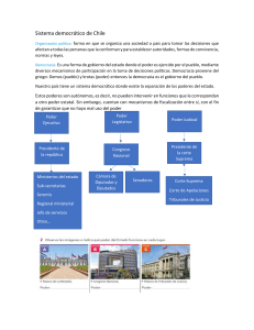 Sistema Democrático de Chile: Poderes, Participación y Constitución
