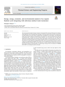 ORC & Medical Waste Incinerator Analysis