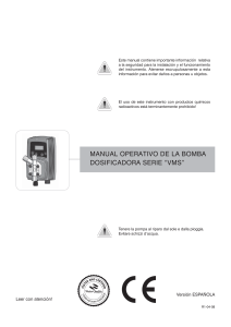 Manual Operativo Bomba Dosificadora VMS