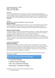 Strategic Management Exam Answer: Citibank & IPL
