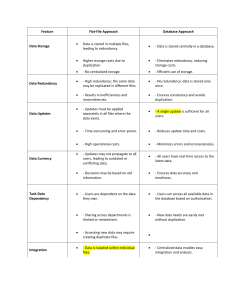 Flat-File vs. Database: Data Management & Database Concepts Comparison