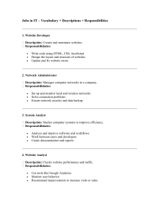 IT Job Descriptions: Roles and Responsibilities