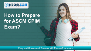 ASCM CPIM Exam Study Guide & Sample Questions