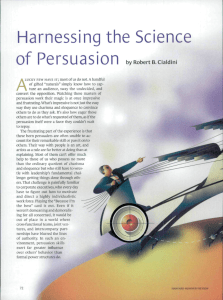 Harnessing the Science of Persuasion | Robert Cialdini