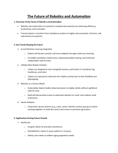 Future of Robotics and Automation: Trends & Applications