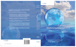 Comercio y Marketing Internacional: Libro de Texto