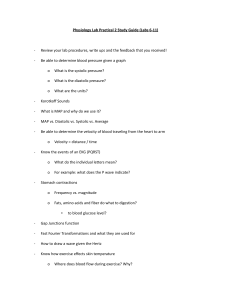Physiology Lab Practical 2 Study Guide