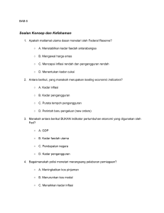 Dasar Monetari & Soalan Peperiksaan Pasaran Bon