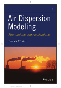 Air Dispersion Modeling: Foundations and Applications