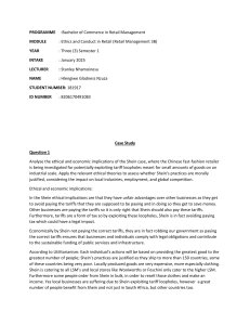 Shein Ethics Case Study: Tariff Loopholes & Implications