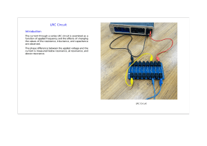 LRC Circuit Resonance Lab: Theory & Experiment