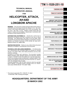 AH-64D Longbow Apache Operator's Manual