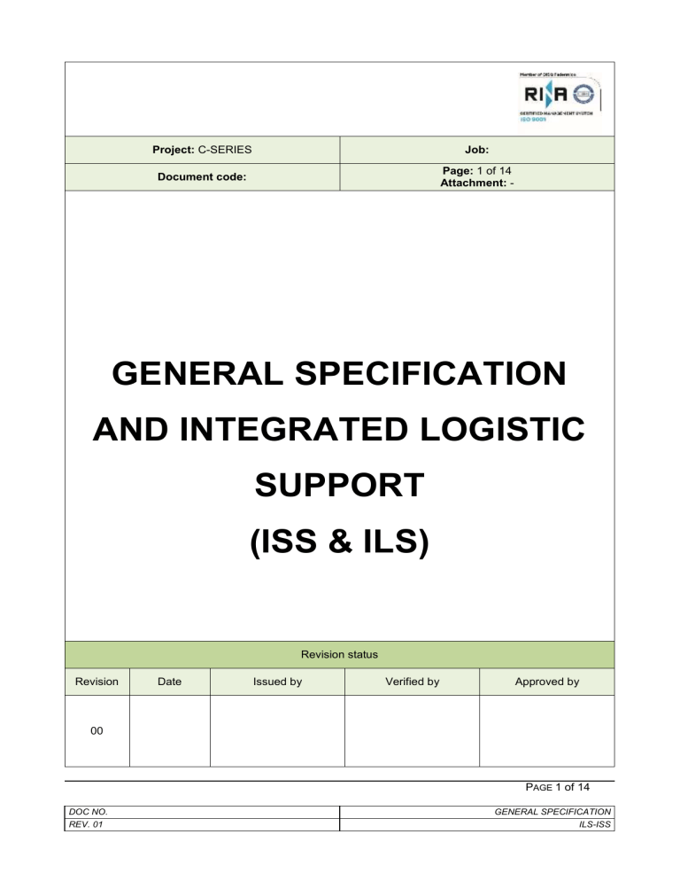 ILS & ISS General Specification for C-SERIES Project