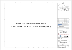 Single Line Diagram PSS-01-W17 (RMU) - Camp Site Development