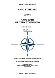 NATO Joint Military Symbology APP-6 Standard