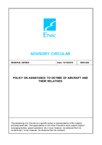 Aircraft Accident Victim Assistance Policy - GEN-05A