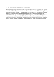 Environmental Conservation: Importance & Sustainability