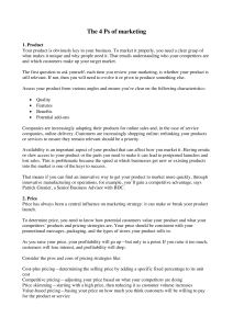 The 7 Ps of Marketing: A Comprehensive Guide