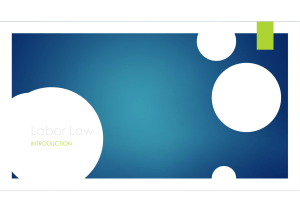 T&uuml;rkiye Labor Law: An Introduction