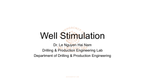 Well Stimulation & Hydraulic Fracturing: Engineering Principles