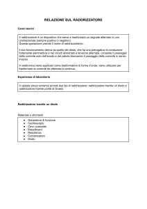 Relazione di Laboratorio sui Circuiti Raddrizzatori: Diodi e Ponte di Graetz