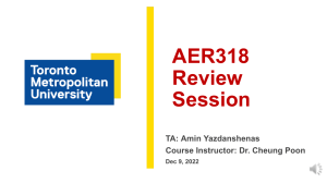 AER318 Review Session: Aerospace Engineering