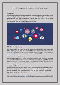 Social Media Marketing Success: Expert Guide