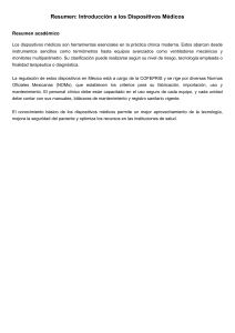 Dispositivos M&eacute;dicos en M&eacute;xico: Resumen Acad&eacute;mico