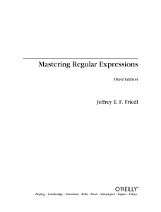 Mastering Regular Expressions: A Comprehensive Guide