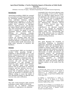 Agent-Based Modeling: Education & Public Health Outcomes