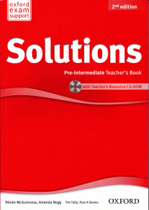 Solutions Pre-Intermediate Книга за учителя 2-ро издание