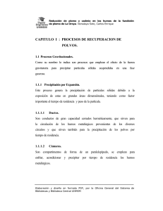 Reducción de Plomo y Cadmio en Humos de Fundición La Oroya