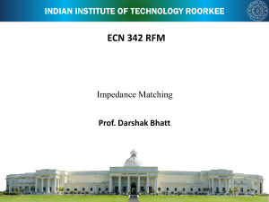 Impedance Matching: RF Engineering Presentation