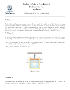 Dilataci&oacute;n T&eacute;rmica y Gases Ideales