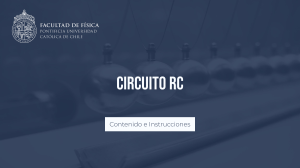 Manual de Laboratorio de Circuito RC: Experimento y An&aacute;lisis