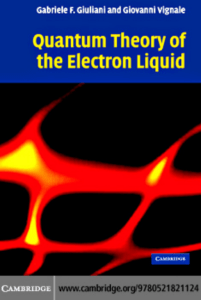 Quantum Theory of the Electron Liquid Textbook
