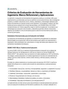 Evaluaci&oacute;n de Herramientas de Ingenier&iacute;a: Criterios y Aplicaciones