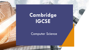 Data Storage: Solid-State & Virtual Memory - IGCSE Computer Science
