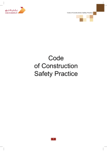 Construction Safety Code of Practice - Dubai