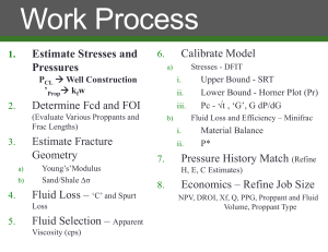 Hydraulic Fracture Design: Stress & Pressure Estimation