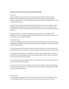 Amazon Brand Manager Scenario: Espresso Machine Crisis