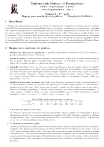 Guia de Criação de Gráficos SciDAVis para Física