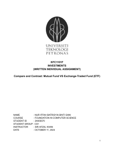 Mutual Fund vs ETF: Comparison & Analysis for Investments