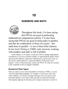 FPGA Math: Numerical Data Types & Operations in Verilog/VHDL