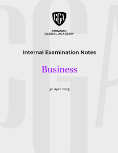 Business Exam Notes: Objectives, Organizations, Finance & More