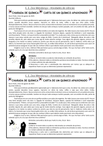 Folha de Exercícios de Química: Carta de Amor com Elementos Químicos