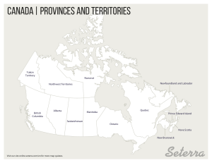 Canada Provinces & Territories Map Quiz