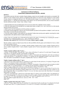 AI: Adversarial Search & CSPs - Tutorial Sheet with Solutions